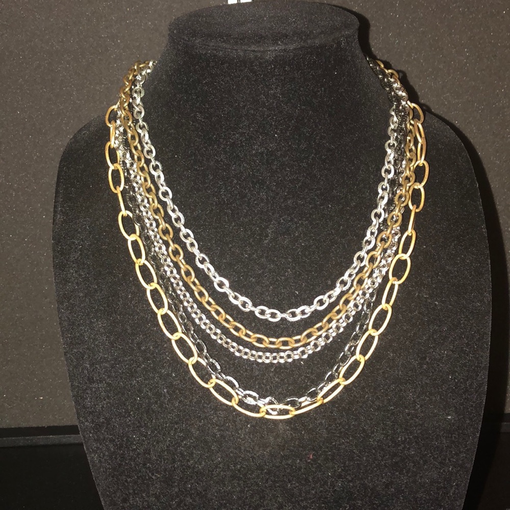 Vintage Lia Sophia Multi-Layered Necklace